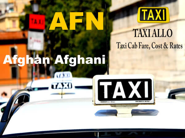 Taxi cab price in Balkh, Afghanistan