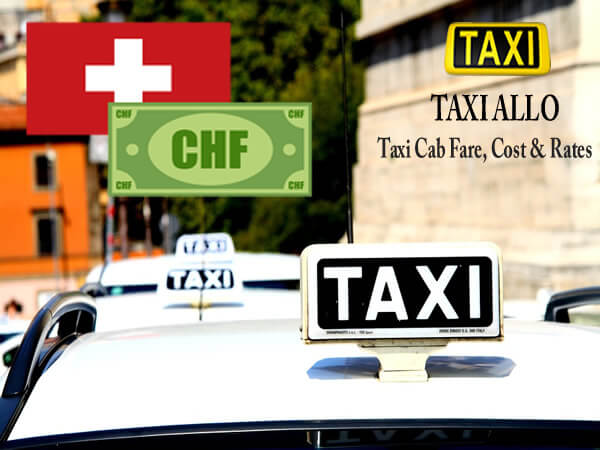 Taxi cab price in Valais, Switzerland