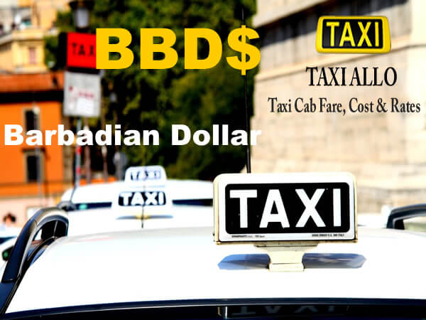 Taxi cab cost in Garrison Saint Philip, Barbados