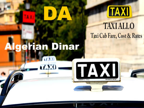 Taxi cab fare in Algeria
