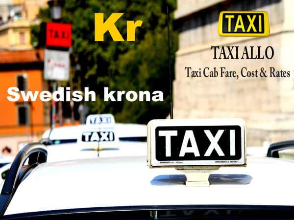 Taxi cab cost in Alsterbro Kalmar Lan, Sweden