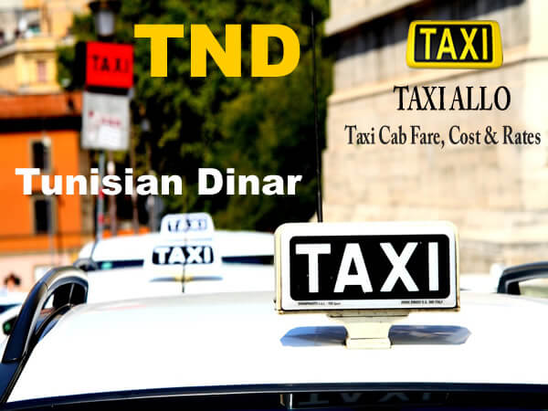 Taxi cab cost in Sidi Bin Nur Al Munastir, Tunisia